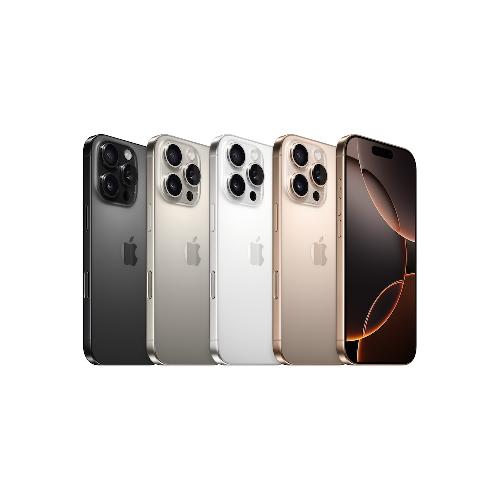 iPhone Pro Max in five finishes